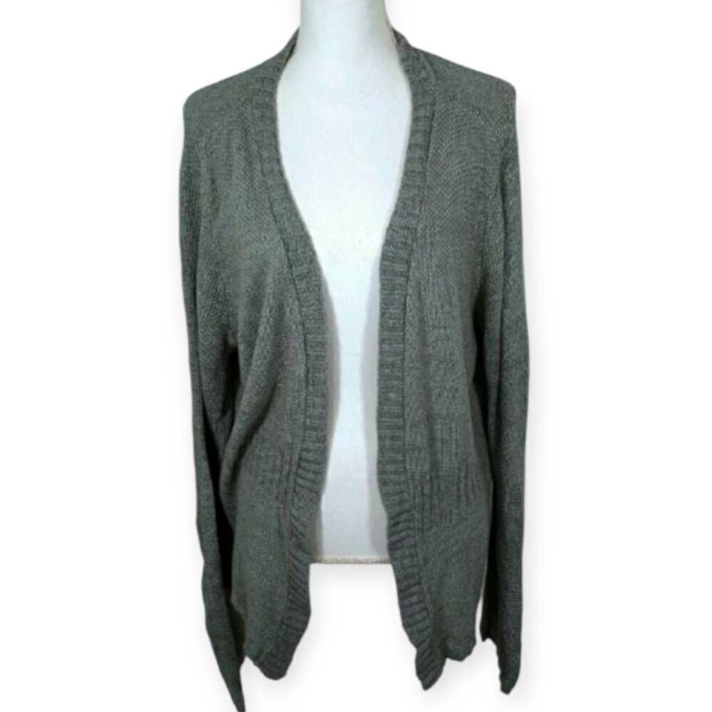 GRAY CARDIGAN SZ.M EUC